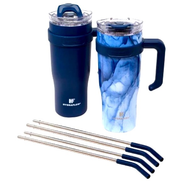 Hydraflow Kitchen Hydraflow 4ounce Double Wall Stainless Steel